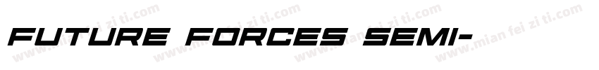 Future Forces Semi字体转换